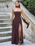 Mozision's Sexy Strapless Maxi Dress