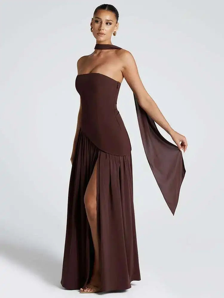 Mozision's Sexy Strapless Maxi Dress