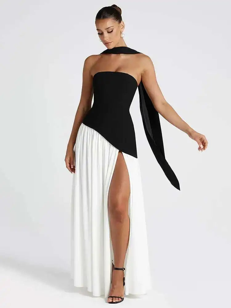 Mozision's Sexy Strapless Maxi Dress